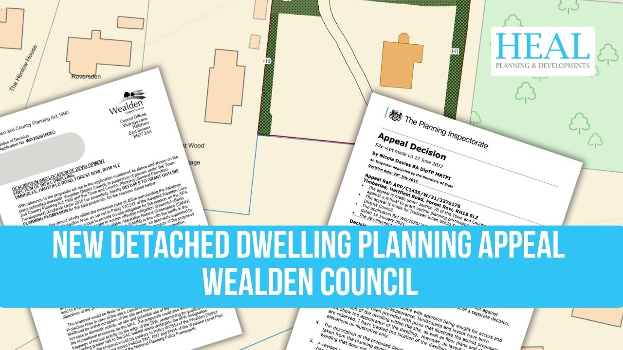 Wealden Council Planning Appeal New Detached Dwelling